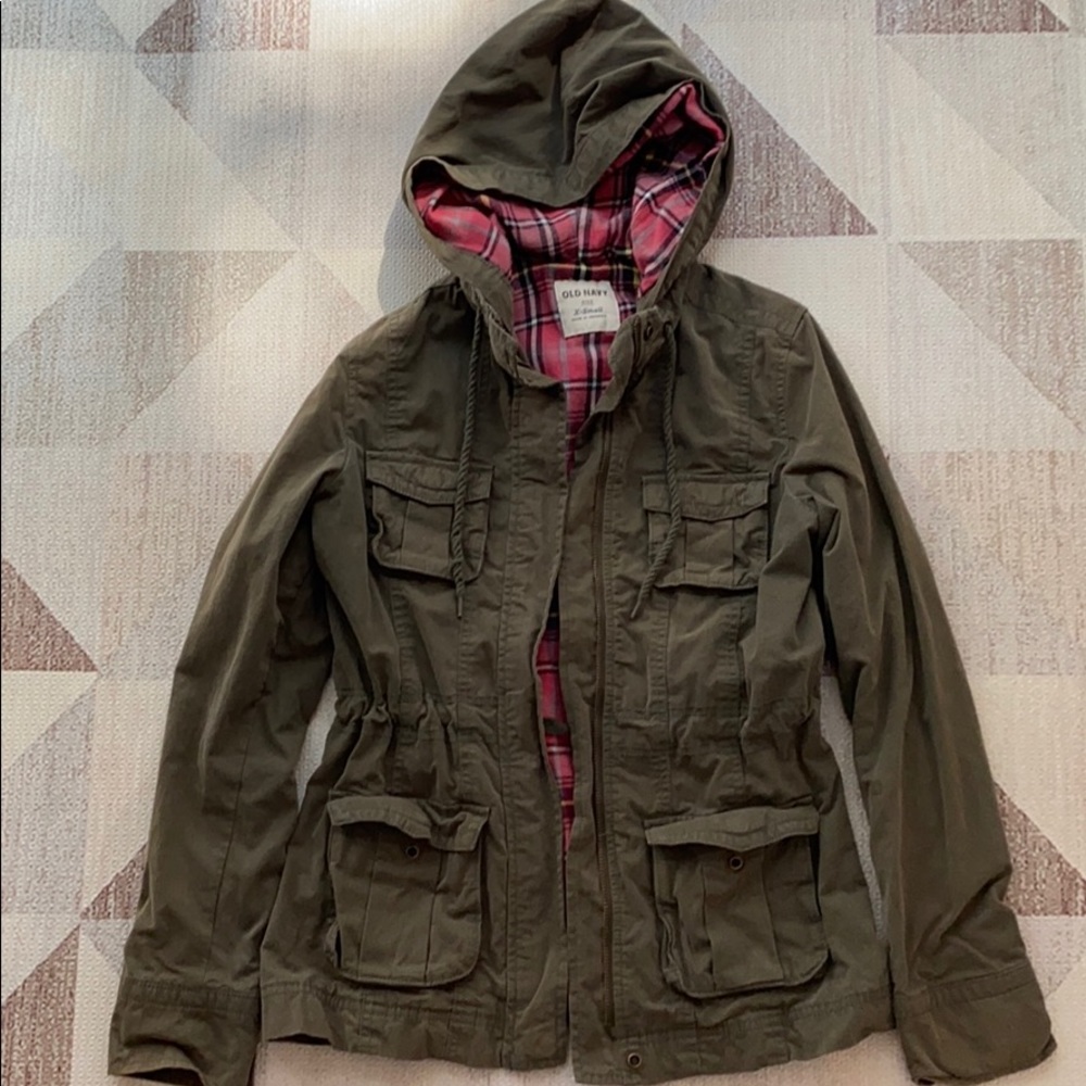 Old Navy Flannel Lined Utility Jacket